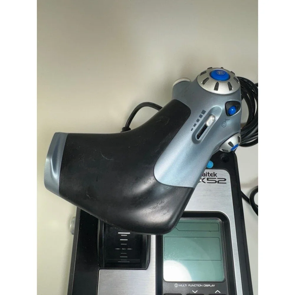 Saitek X52 Flight Control System Throttle ONLY‎ Multi Function Display Tested